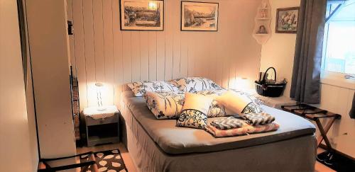 Giường trong phòng chung tại Berge & Laila's Private Apartment