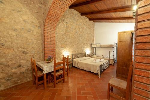 Postel nebo postele na pokoji v ubytování Azienda Agrituristica Le Terre Di San Leonardo