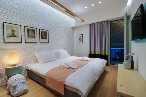 Posteľ alebo postele v izbe v ubytovaní Superior Central Apt|3min to Metro|AC|Netflix|iMac