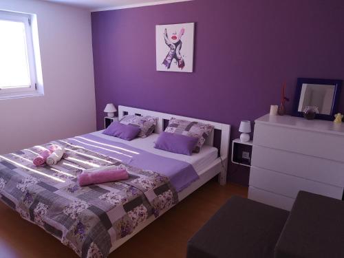 Llit o llits en una habitació de Apartment Lorena