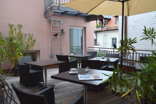 Αίθριο ή υπαίθριος χώρος στο Hotel Freischütz