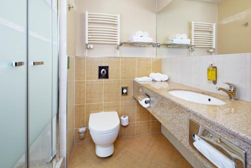 
Koupelna v ubytování OREA Resort Sklář Harrachov
