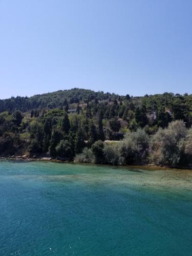 a large body of water with trees in the background at Dardanelles1915 in Canakkale