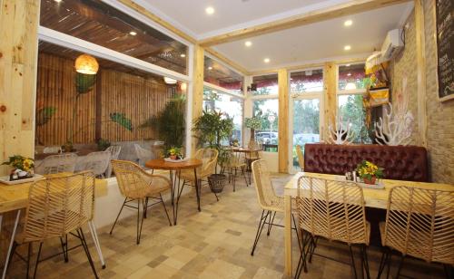 En restaurant eller et andet spisested på Menzel Villas Nusa Dua