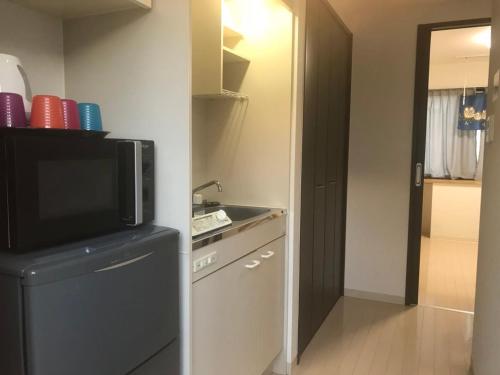 Η κουζίνα ή μικρή κουζίνα στο Sophiearth Apartment