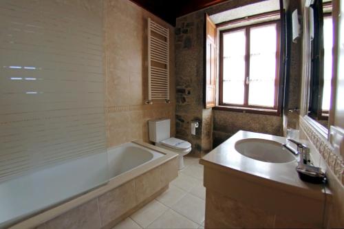 Kúpeľňa v ubytovaní Casa Do Tarela