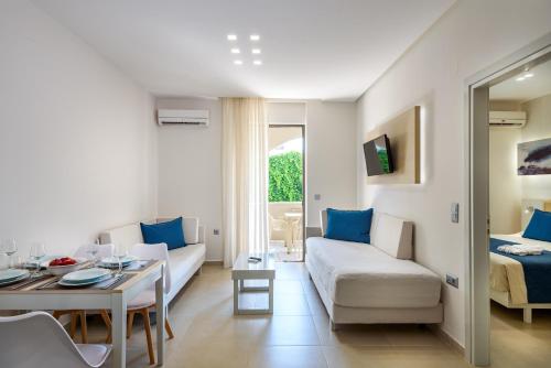 Χώρος καθιστικού στο Marinos Beach Hotel