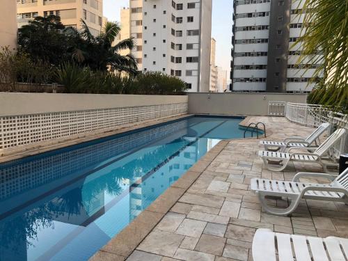 Galería fotográfica de Loft com academia e piscina no coração de São Paulo en São Paulo