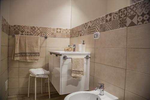 Koupelna v ubytování B&b Cortile Aurora