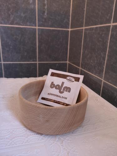 a box of bilimm sitting on top of a table at Haus Kipfen in Sibratsgfäll