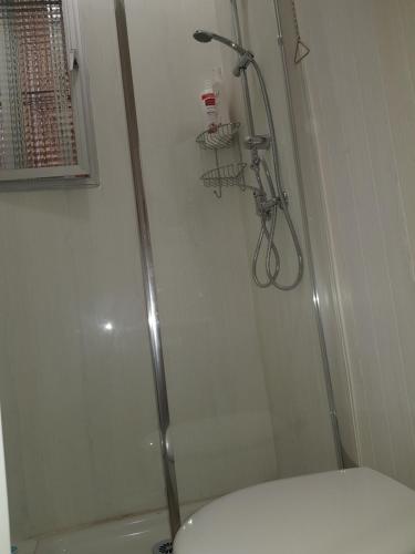 Legazpi apartment tesisinde bir banyo