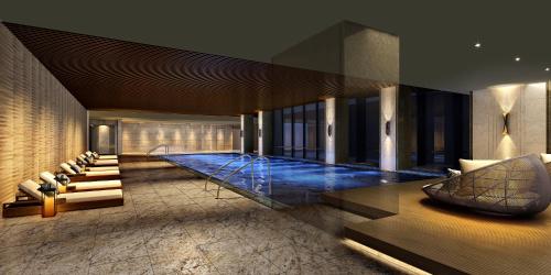 Bazén v ubytování Jeurong Hotel Shanghai nebo v jeho okolí