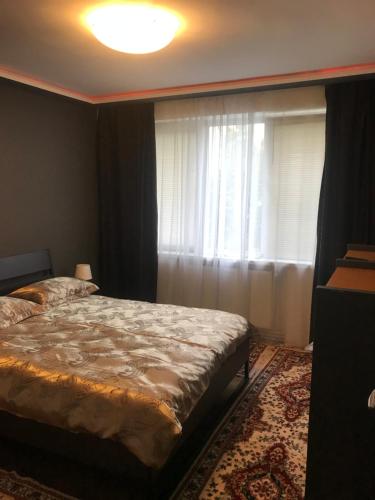 Cama o camas de una habitación en Sibiu Central Apartment
