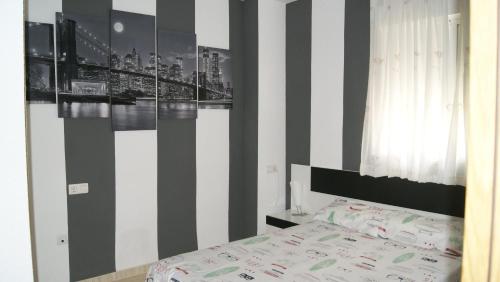 Postel nebo postele na pokoji v ubytování Apartamento 1ª línea de playa VT-35658-CS