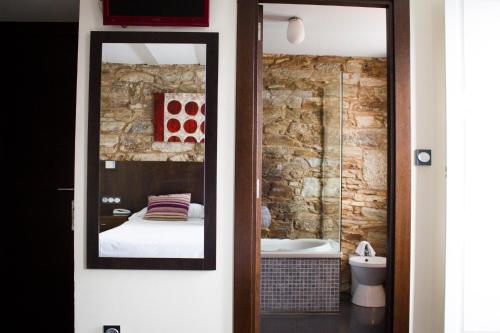 Kúpeľňa v ubytovaní Hotel A Tafona do Peregrino
