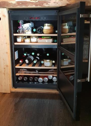 Lodges des grands crusにあるキッチンまたは簡易キッチン