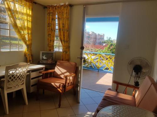 Posezení v ubytování Coco Mango Suites
