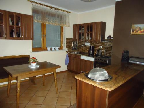 Una cocina o cocineta en Na Markówce