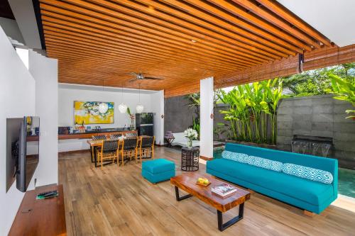 Zona de estar de S18 Bali Villas