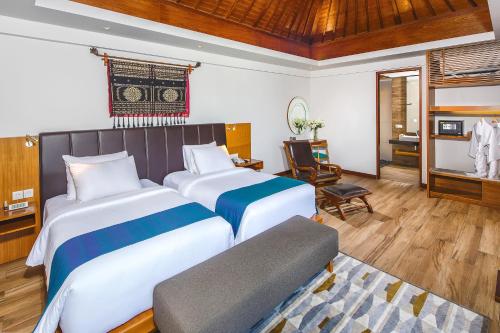 Cama o camas de una habitación en S18 Bali Villas