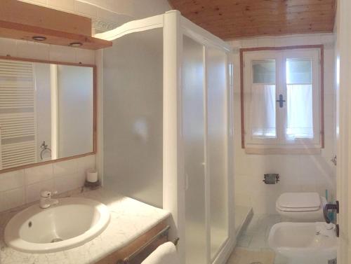 Phòng tắm tại Locanda Agnella