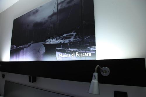 Bella Pescara B&Bにあるテレビまたはエンターテインメントセンター