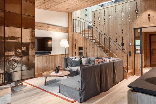 Posezení v ubytování Kitzbühel Lodge