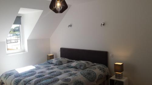 Postel nebo postele na pokoji v ubytování Ty Theven