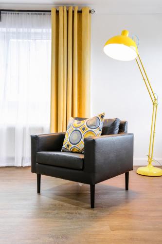 Гостиная зона в Vkm Apartments