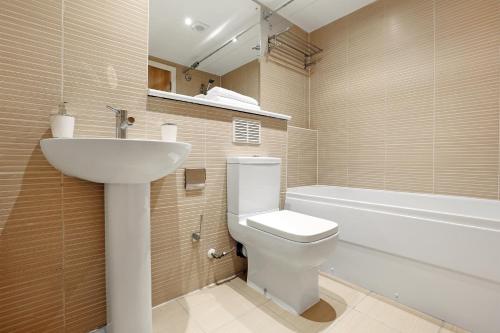 Ванная комната в Vkm Apartments