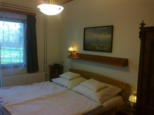 Una cama o camas en una habitación de Puszta Hotel