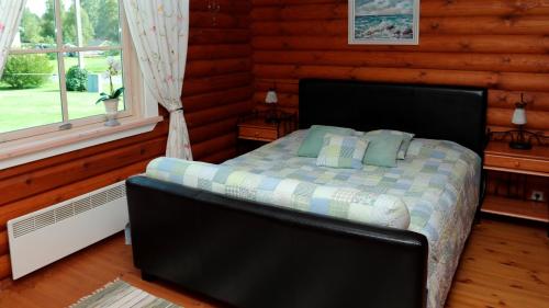 Cama o camas de una habitación en Veerpalu Villa