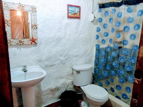 Koupelna v ubytování Guacamayo Bed & Breakfast