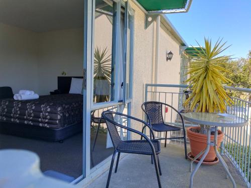 Μπαλκόνι ή βεράντα στο Alcala Motor Lodge