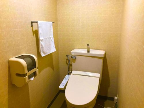 Ein Badezimmer in der Unterkunft Beppu Kannawa Onsen Oniyama Hotel