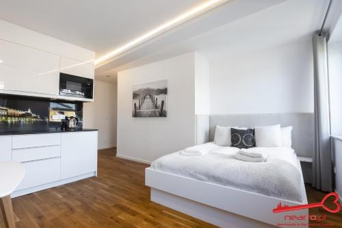 Krevet ili kreveti u jedinici u objektu Apartment Nearto Old Town Sebastiana street