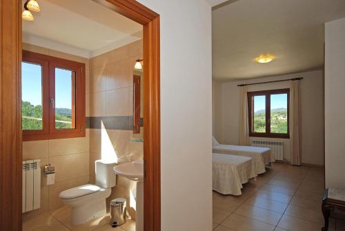 Koupelna v ubytování Villa Blanquerna