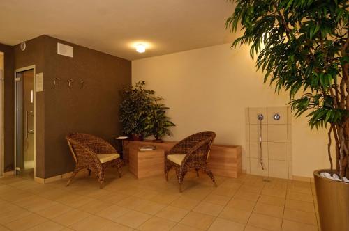 Χώρος καθιστικού στο Residence Ciasa Mirasas