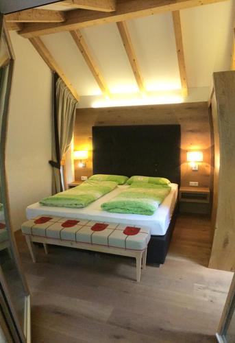 Postel nebo postele na pokoji v ubytování Franzn Apartments