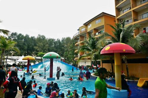 Piscina en o cerca de Gold Coast Morib International Resort Studio Room
