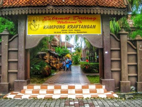a sign in front at Classy Studio Apartment (KBCP) in Kota Bharu