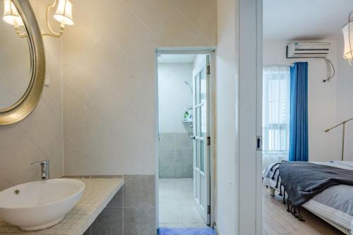 Ένα μπάνιο στο Chengdu Qingyang·Southwestern University of Finance And Economics Locals Apartment 00154480