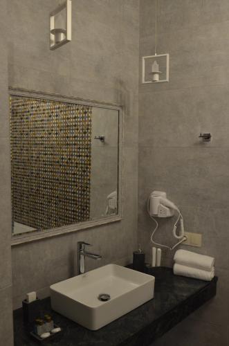 Koupelna v ubytování Hotel Griboedov