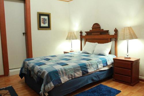 Кровать или кровати в номере Hotel Náutico de Paita
