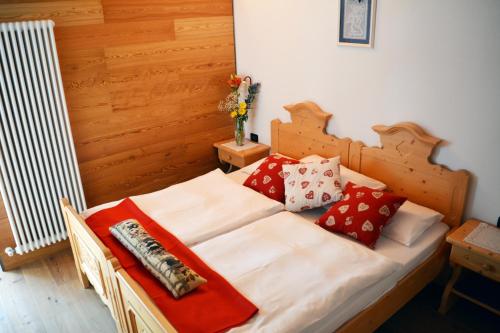 Cama o camas de una habitación en Agritur Dalaip dei Pape
