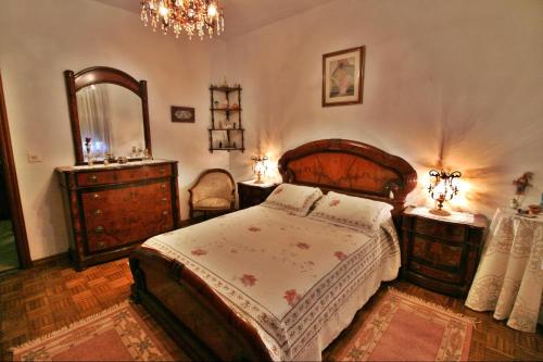 Postel nebo postele na pokoji v ubytování Casa Añon