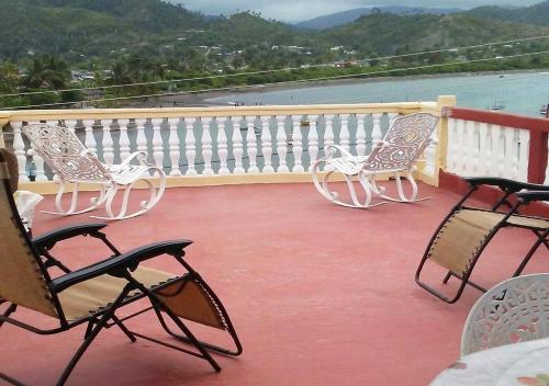 
A balcony or terrace at Casa Bella Vista BARACOA
