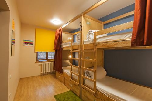 Ένα ή περισσότερα κρεβάτια σε δωμάτιο στο Dream Hostel Odessa