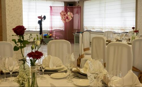 Banquet facilities at a vendégházakat