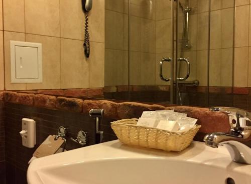 Ванная комната в Отель Ломоносов